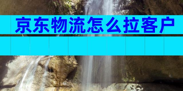 京东物流怎么拉客户