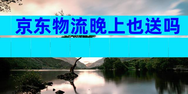 京东物流晚上也送吗