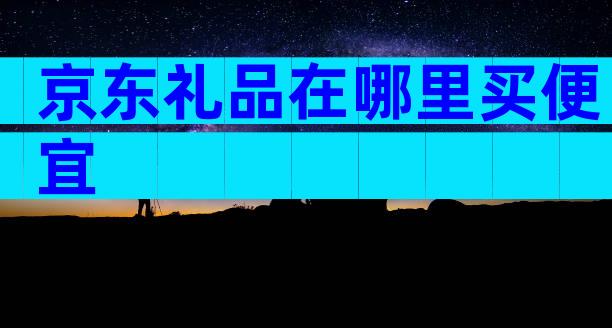京东礼品在哪里买便宜