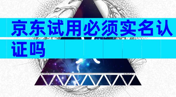 京东试用必须实名认证吗