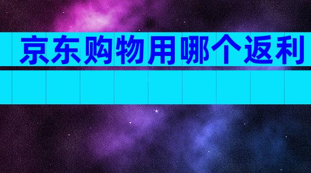 京东购物用哪个返利
