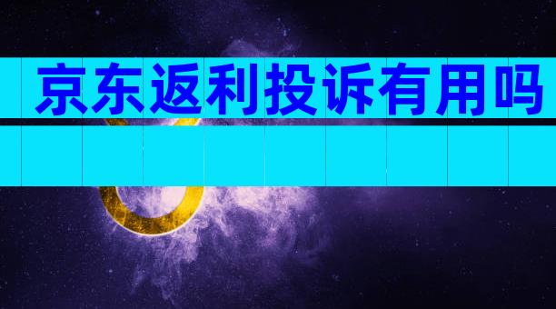 京东返利投诉有用吗