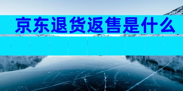 京东退货返售是什么
