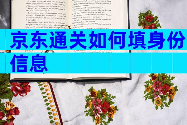 京东通关如何填身份信息