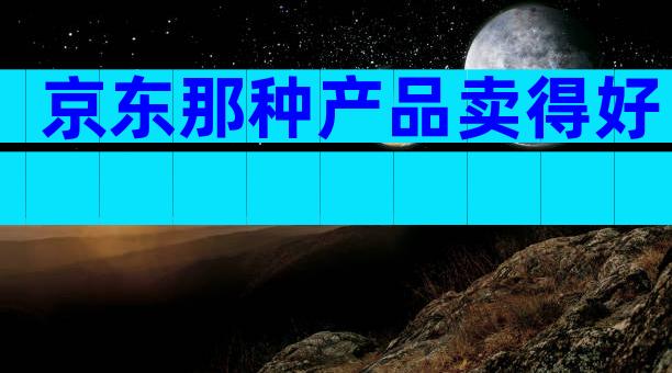 京东那种产品卖得好