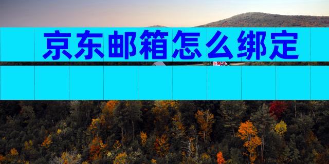 京东邮箱怎么绑定
