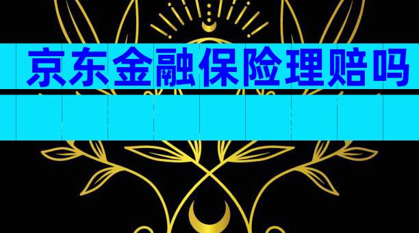 京东金融保险理赔吗