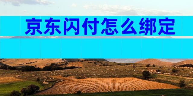 京东闪付怎么绑定
