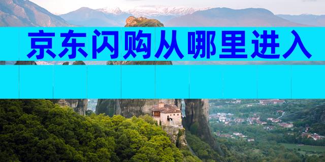 京东闪购从哪里进入
