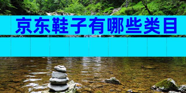 京东鞋子有哪些类目