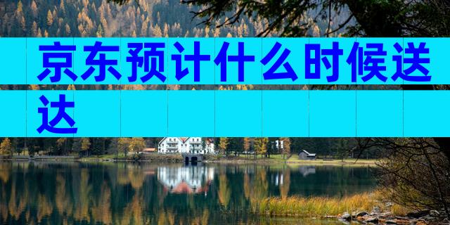京东预计什么时候送达