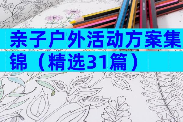 亲子户外活动方案集锦（精选31篇）