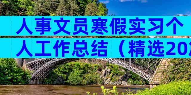 人事文员寒假实习个人工作总结（精选20篇）