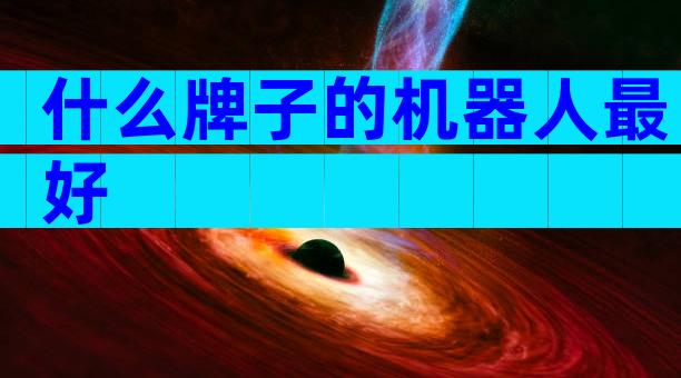 什么牌子的机器人最好