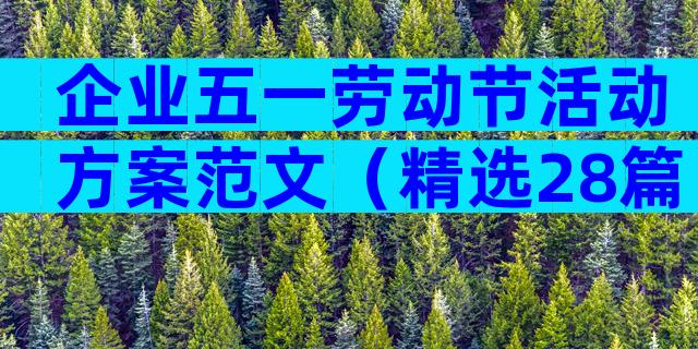 企业五一劳动节活动方案范文（精选28篇）