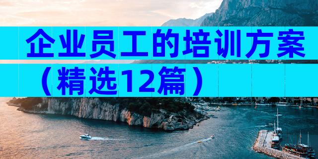 企业员工的培训方案（精选12篇）