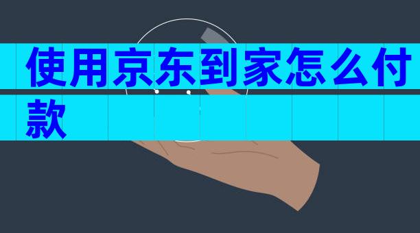使用京东到家怎么付款