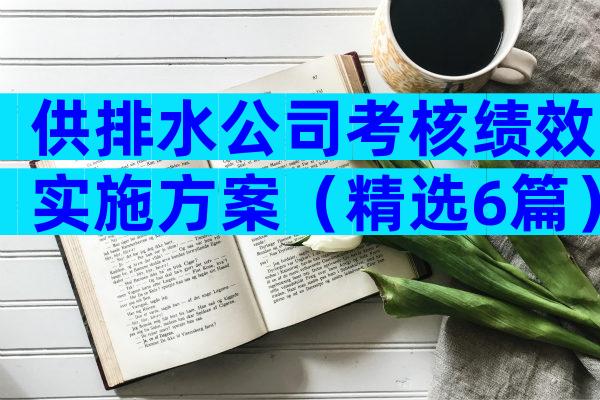 供排水公司考核绩效实施方案（精选6篇）