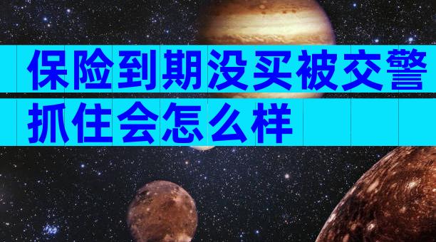 保险到期没买被交警抓住会怎么样
