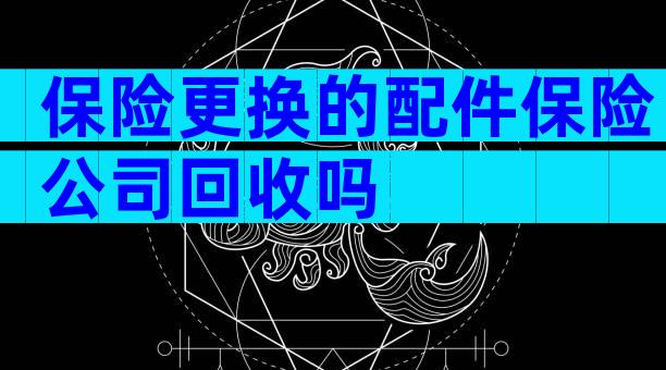 保险更换的配件保险公司回收吗