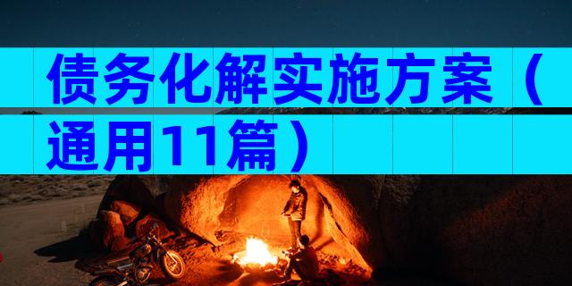 债务化解实施方案（通用11篇）