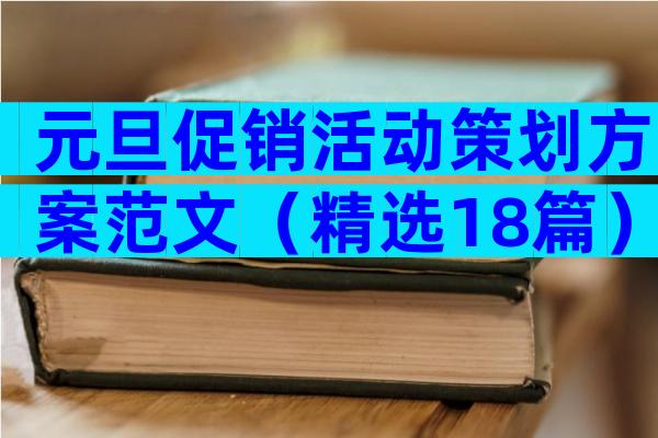 元旦促销活动策划方案范文（精选18篇）