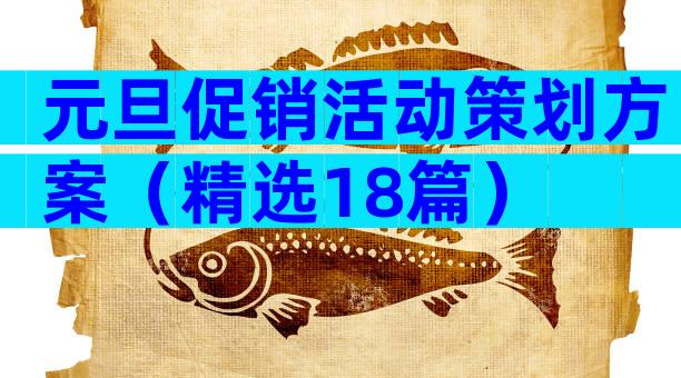 元旦促销活动策划方案（精选18篇）
