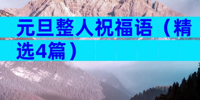 元旦整人祝福语（精选4篇）