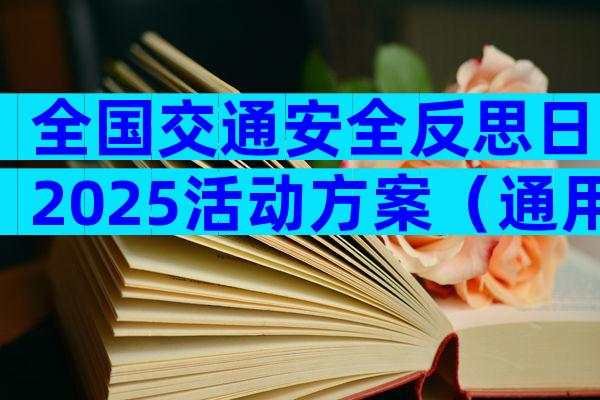 全国交通安全反思日2025活动方案（通用31篇）