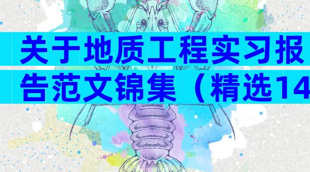 关于地质工程实习报告范文锦集（精选14篇）