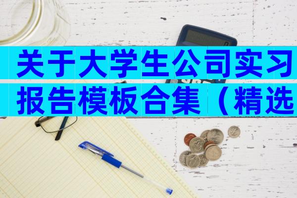 关于大学生公司实习报告模板合集（精选32篇）