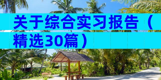 关于综合实习报告（精选30篇）