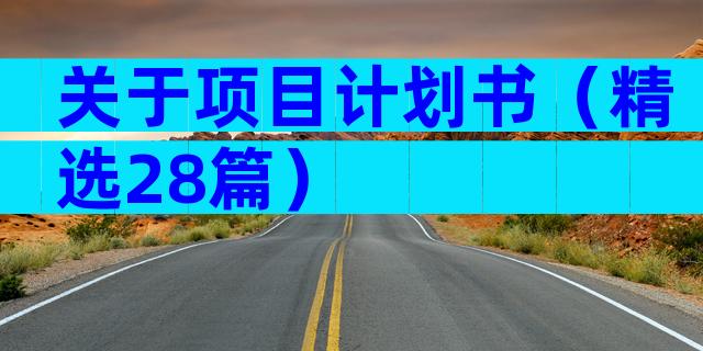 关于项目计划书（精选28篇）