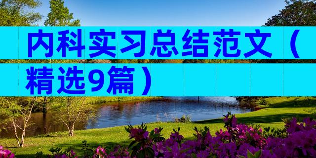 内科实习总结范文（精选9篇）