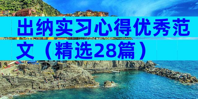 出纳实习心得优秀范文（精选28篇）