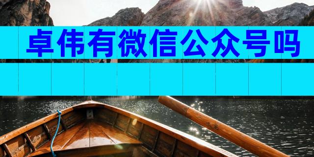 卓伟有微信公众号吗