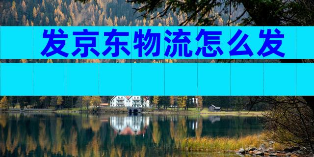 发京东物流怎么发
