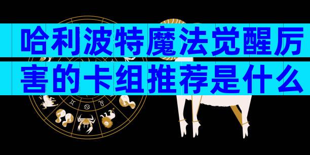 哈利波特魔法觉醒厉害的卡组推荐是什么
