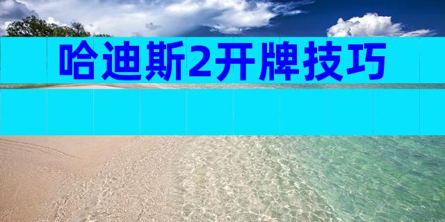 哈迪斯2开牌技巧