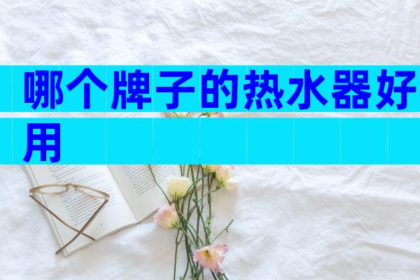 哪个牌子的热水器好用