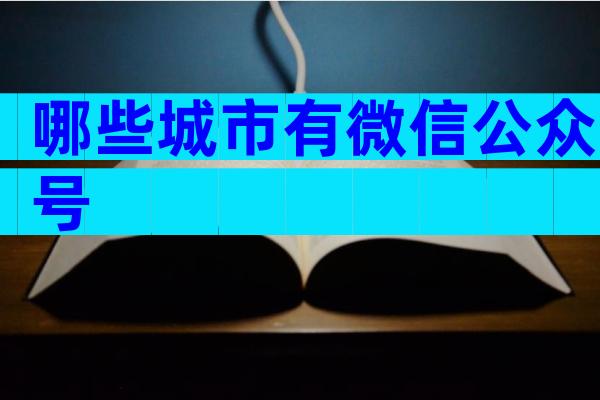 哪些城市有微信公众号