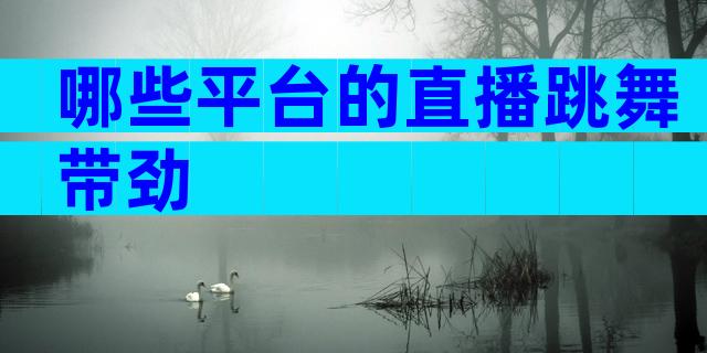 哪些平台的直播跳舞带劲