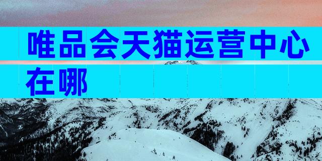 唯品会天猫运营中心在哪