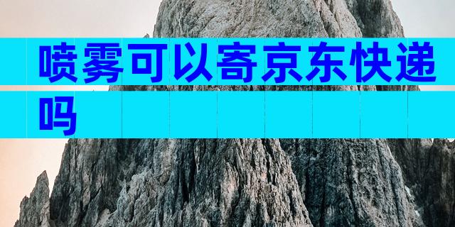 喷雾可以寄京东快递吗