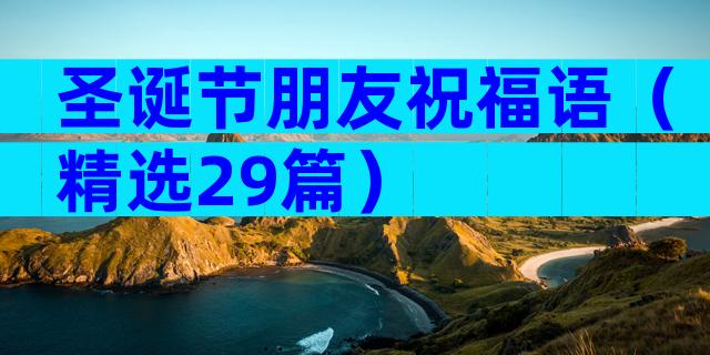 圣诞节朋友祝福语（精选29篇）