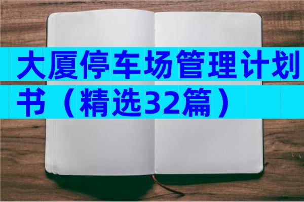 大厦停车场管理计划书（精选32篇）