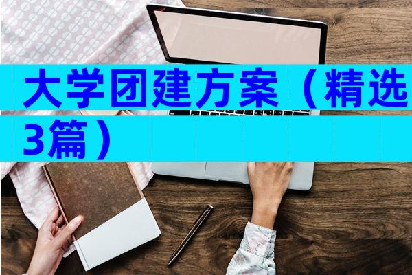 大学团建方案（精选3篇）