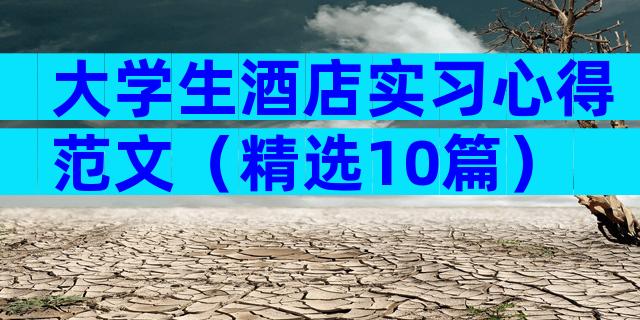大学生酒店实习心得范文（精选10篇）