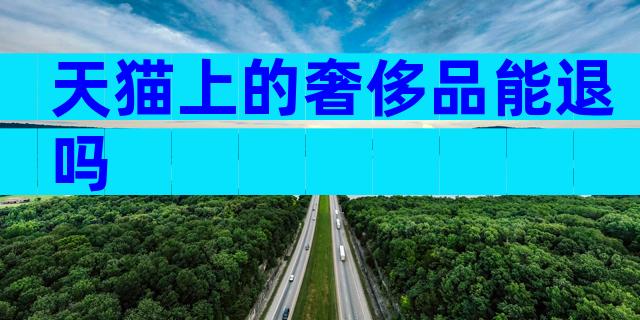 天猫上的奢侈品能退吗