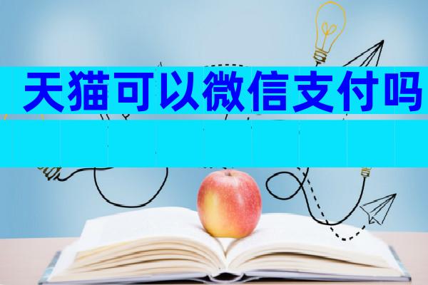 天猫可以微信支付吗